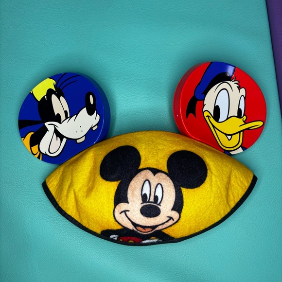 Disney Other - Disney Parks Vintage Mickey Mouse‎ and Friends Mickey Ears